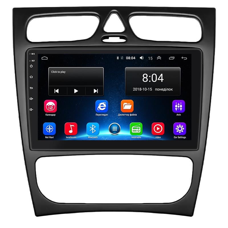 Автомагнитола штатная Lesko для Mercedes-Benz C-Класс II W203 2000-2004 9" 2/32Gb Wi-Fi GPS Base MOB Автомагнитола штатная Lesko для Mercedes-Benz C-Класс II W203 2000-2004 9" 2/32Gb Wi-Fi GPS Base MOB