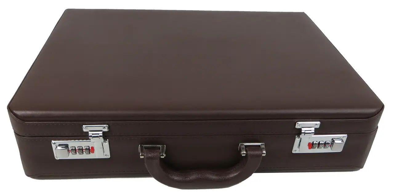 Дипломат чоловічий Portfolio екошкіра Коричневий (S1645450) - фото 3 Дипломат чоловічий Portfolio екошкіра Коричневий (S1645450) - фото 3