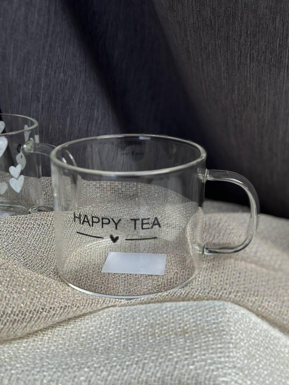 Чашка Olens Любов скляна 480 мл Прозорий (102-794)