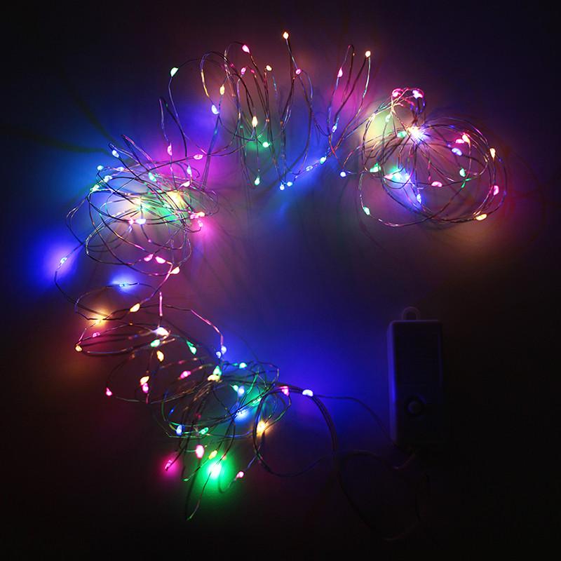 Гирлянда Роса на батарейках медная 5 м Разноцветный (2479515518) - фото 7 Гирлянда Роса на батарейках медная 5 м Разноцветный (2479515518) - фото 7