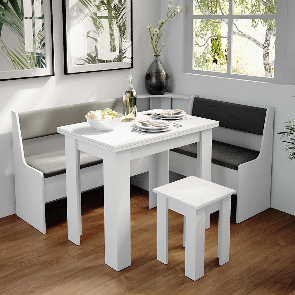 Лавка для кухонного уголка Vicco Roman 77х42 Белый - фото 5 Лавка для кухонного уголка Vicco Roman 77х42 Белый - фото 5