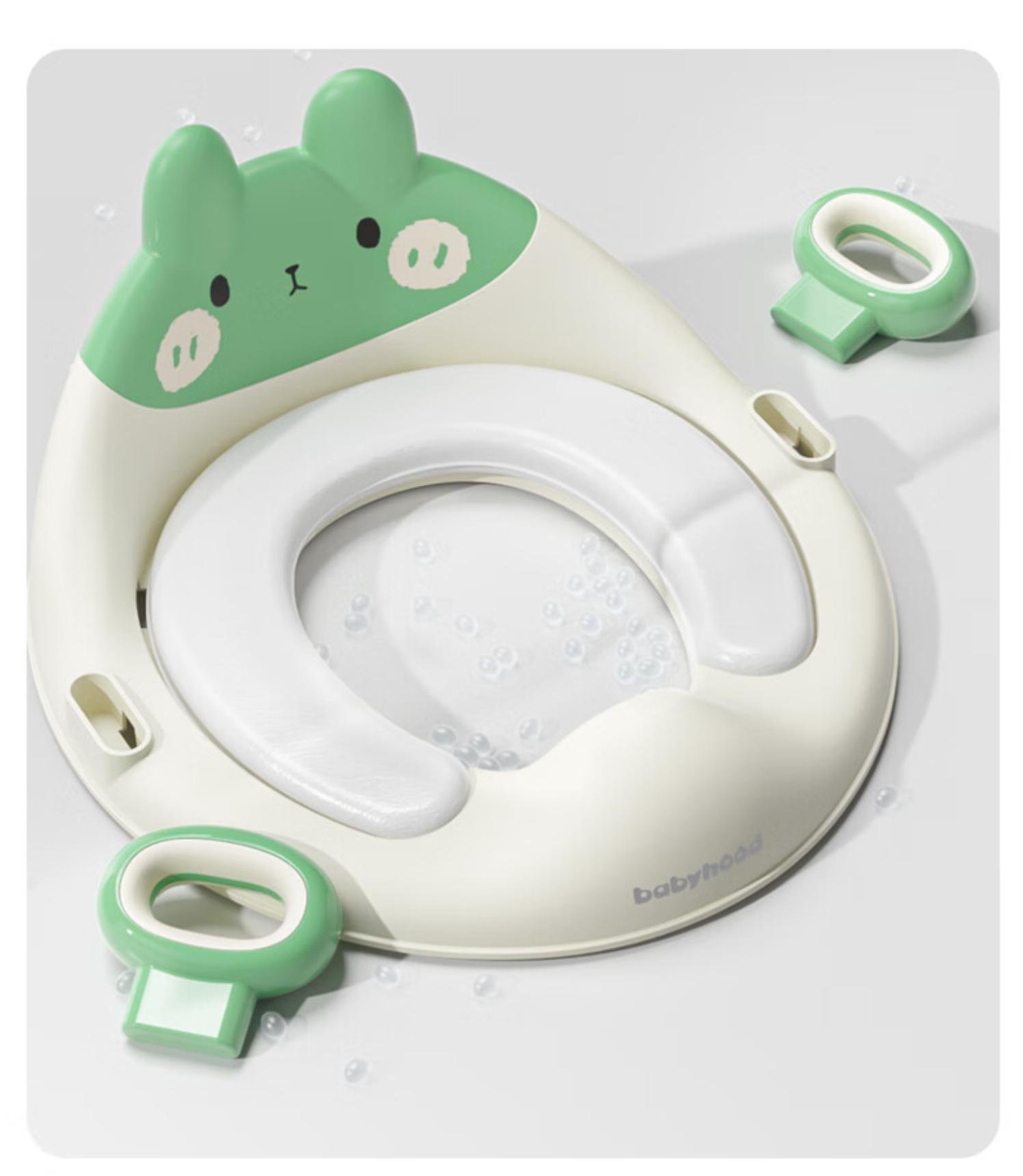 Накладка на унітаз Зайчик Babyhood BH-134G Зелений (29397284) - фото 2