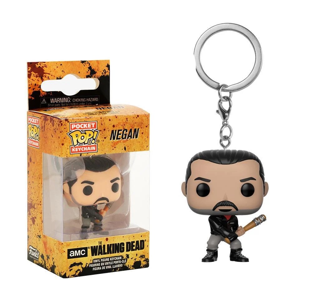 Дитяча ігрова фігурка брелок Funko Pop Negan The Walking Dead 4 см (WD0390)