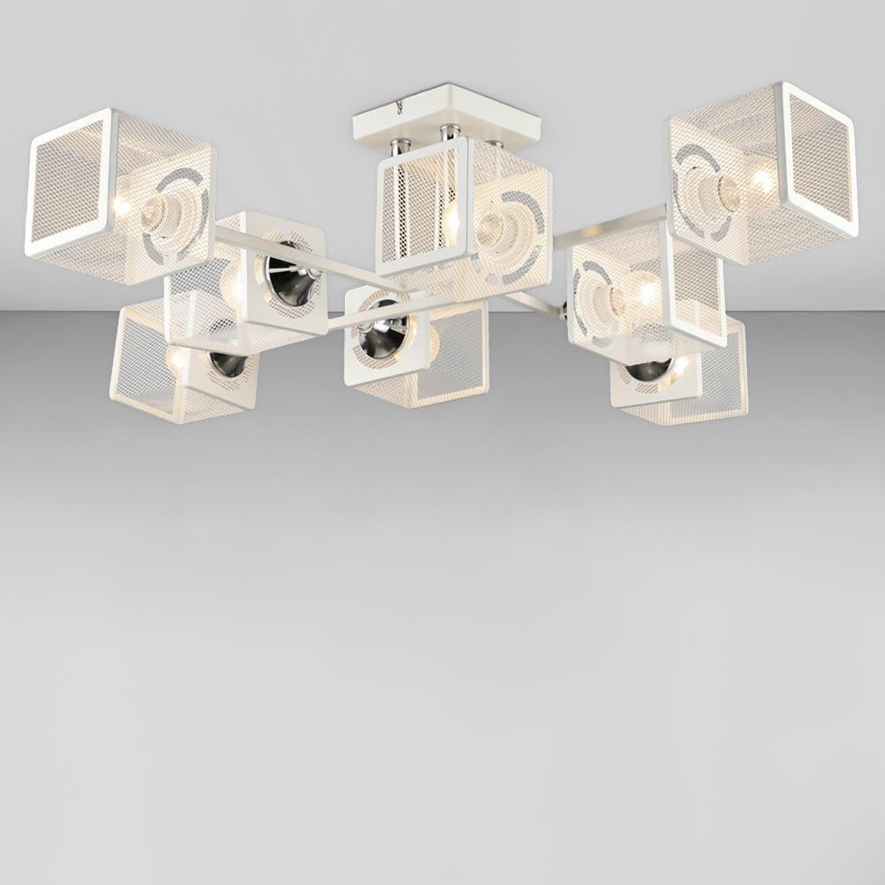 Люстра потолочная Light House SRS-20253/8 Белый/Хром