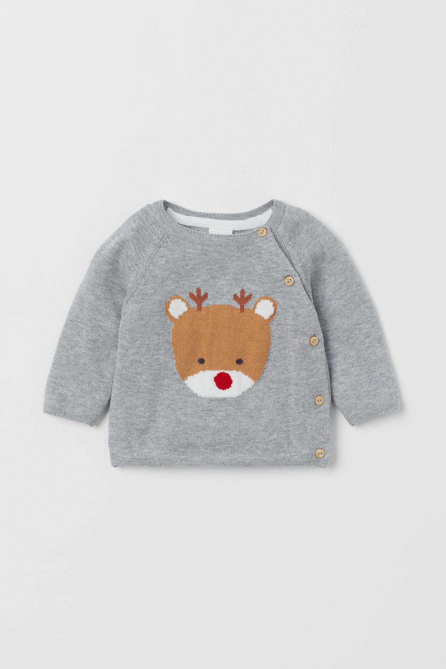 Джемпер H&M 62 см Серый (13079034262)