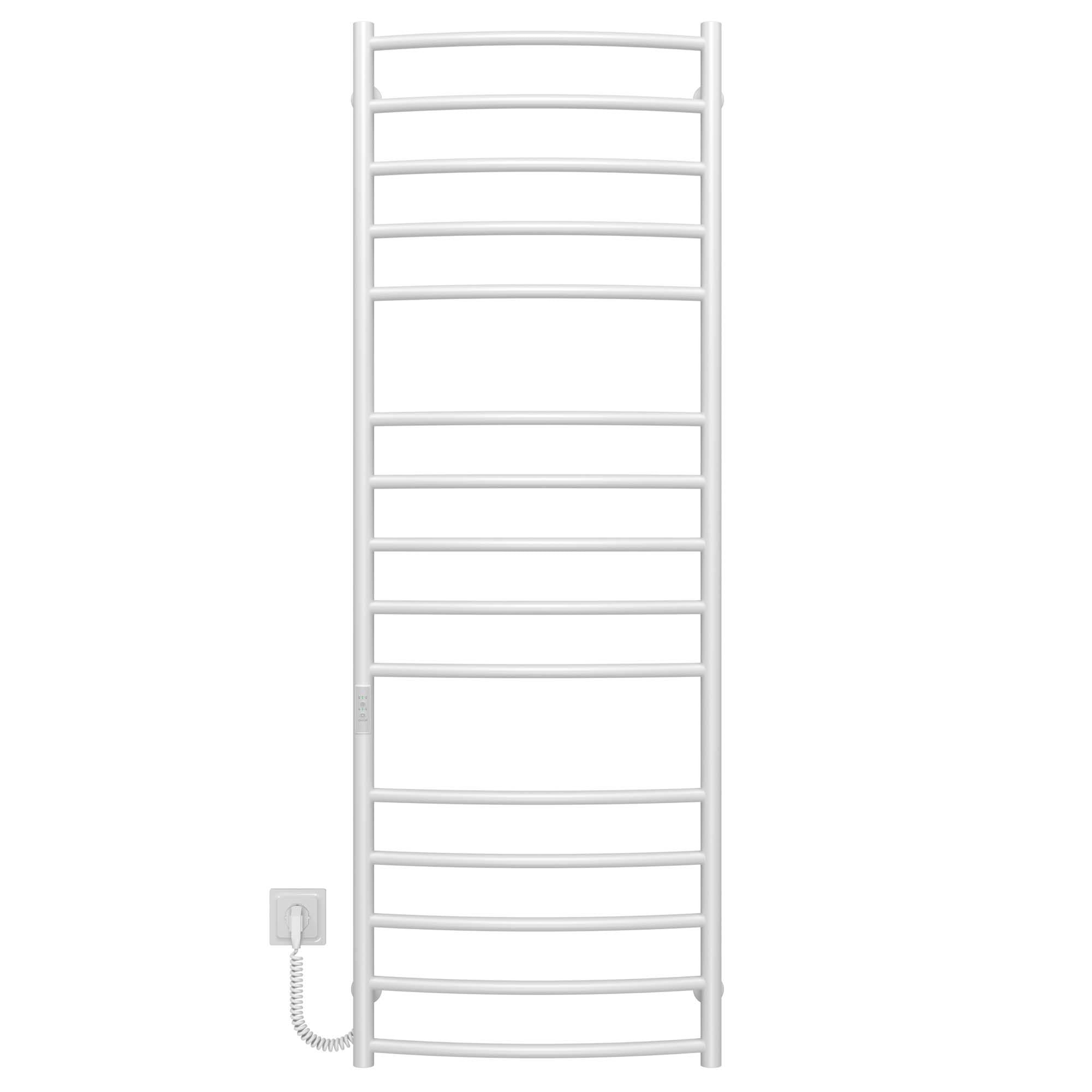 Полотенцесушитель электрический Deffi Классик Элит П15 WD03 нержавеющая сталь 400х1500 мм Белый (C.KE.150.40.15.EWL3)