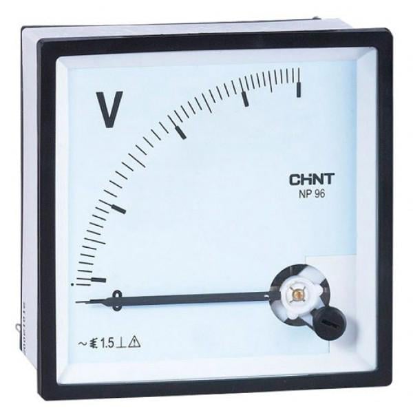 Вольтметр CHINT NP96-V 600V 96x96 мм (761783)