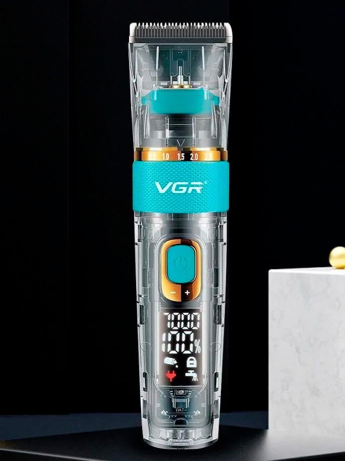 Машинка для стрижки волос VGR V-695 с LED-дисплеем для бороды и усов IPX7 (562665669) - фото 6 Машинка для стрижки волос VGR V-695 с LED-дисплеем для бороды и усов IPX7 (562665669) - фото 6