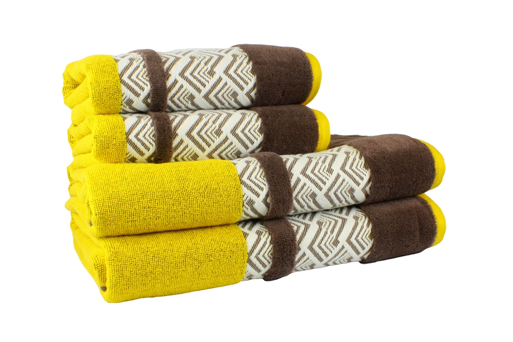 Рушник Nazende 50х90 см Жовто-коричневий