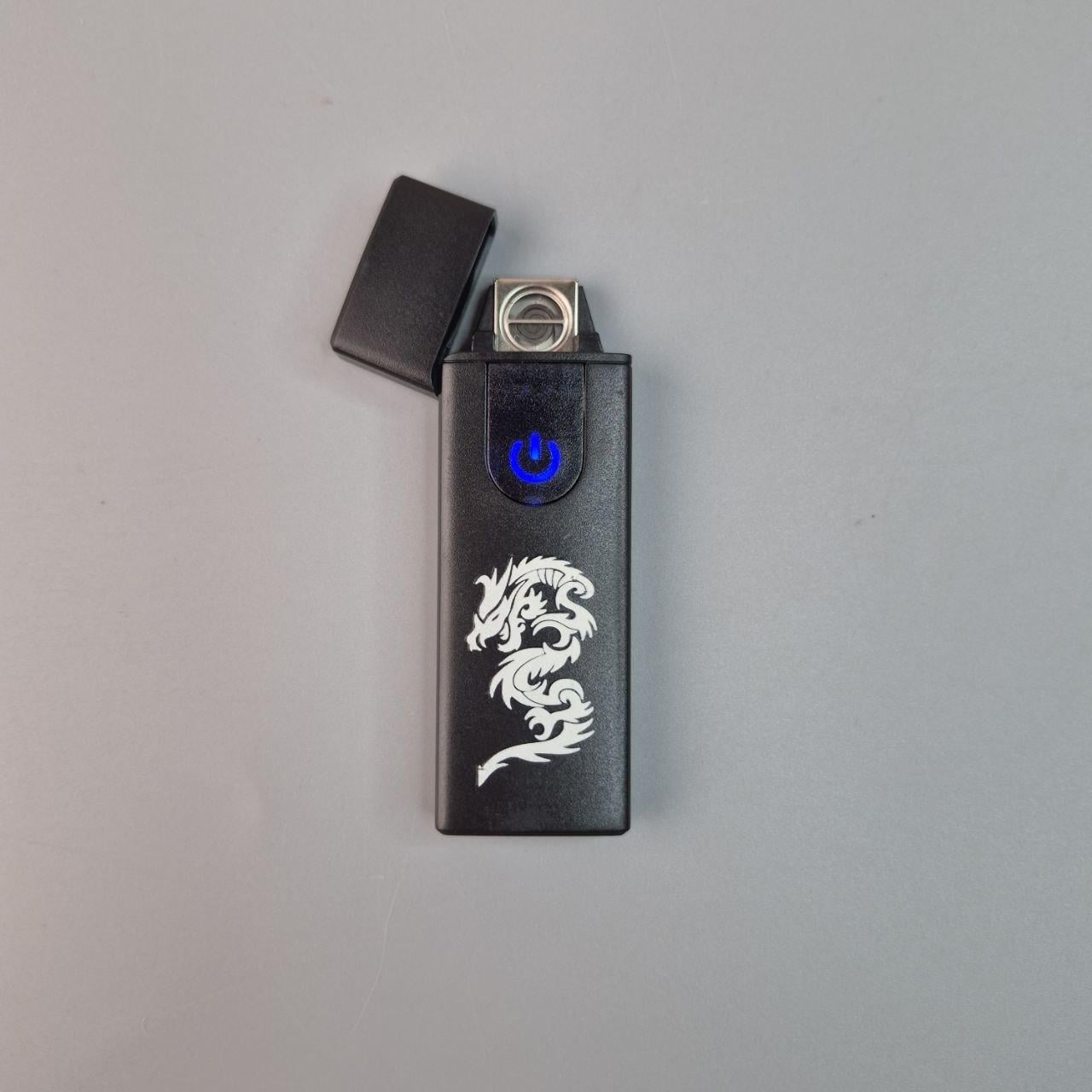 Зажигалка сенсорная электронная USB Черный (1709) - фото 7