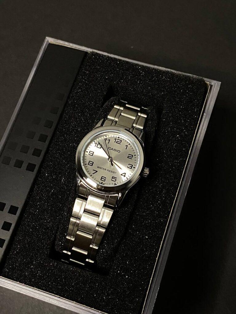 Наручные часы женские Casio LTP-V001D-7B d 25 мм Серебряный/Серый (2565634665) - фото 3