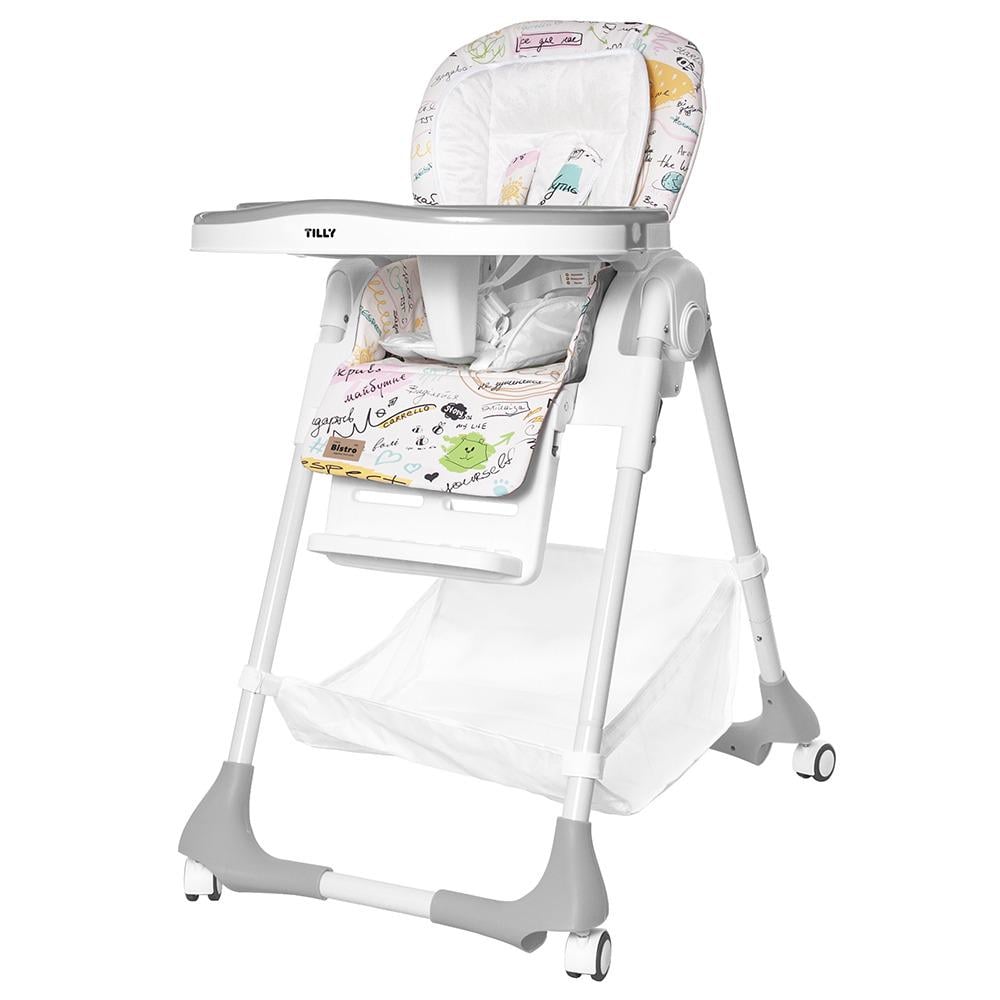 Стільчик для годування TILLY Baby Bistro Grey (T-641/2) - фото 1 Стільчик для годування TILLY Baby Bistro Grey (T-641/2) - фото 1