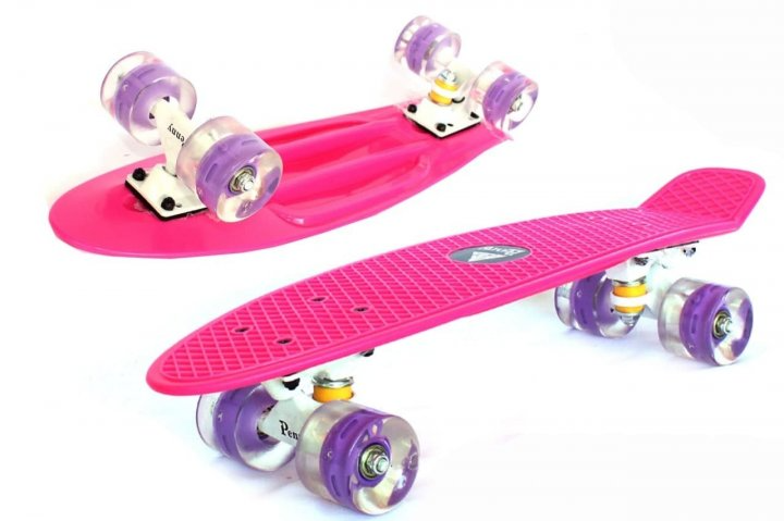 Пенніборд Bavar Sport Penny круїзер до 70 кг Рожевий (1632464362) - фото 3 Пенніборд Bavar Sport Penny круїзер до 70 кг Рожевий (1632464362) - фото 3