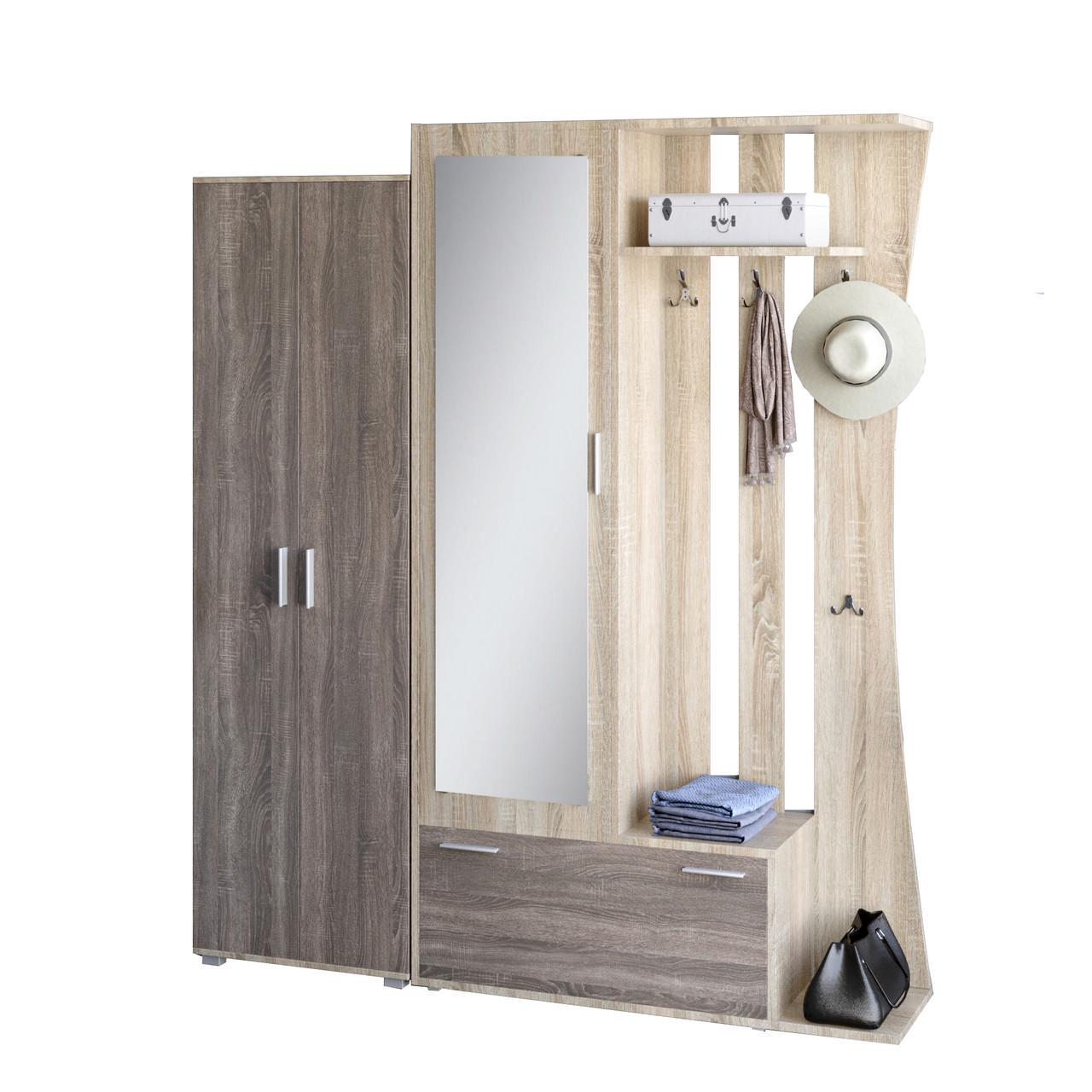 Прихожая Авео-2 Еверест со шкафом ШП-1 Сонома/Трюфель (DTM-2662)