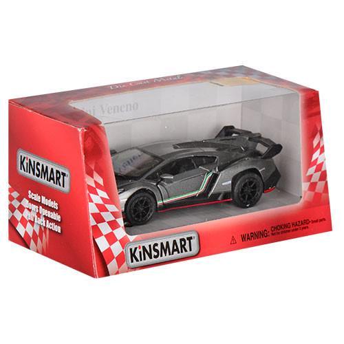 Машинка колекційна дитяча lamborghini veneno kt5367w інерційна Сірий (RLT8787s19270)