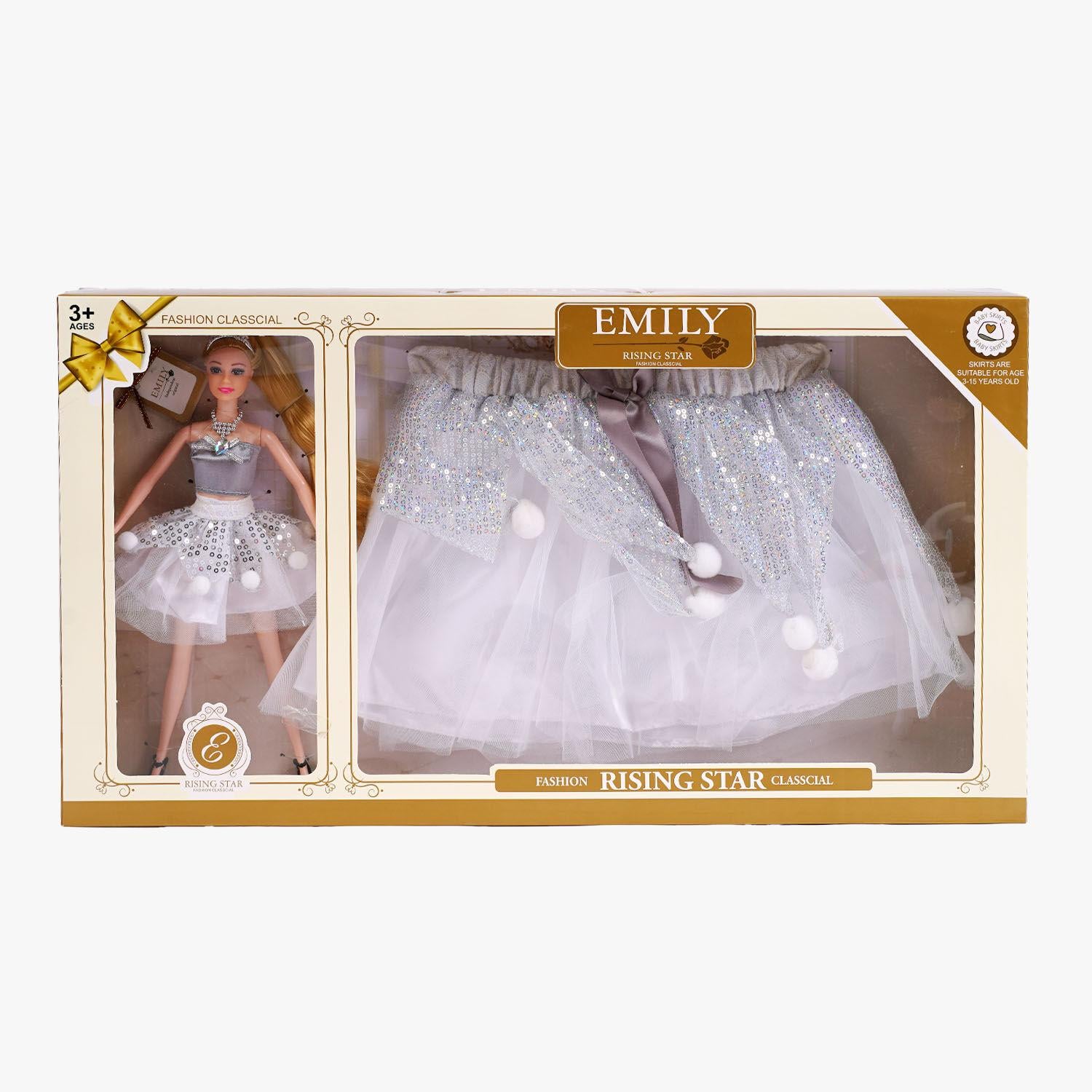 Кукла QJ 069 A/12/2 с юбочкой для девочки 30 см (25599265)