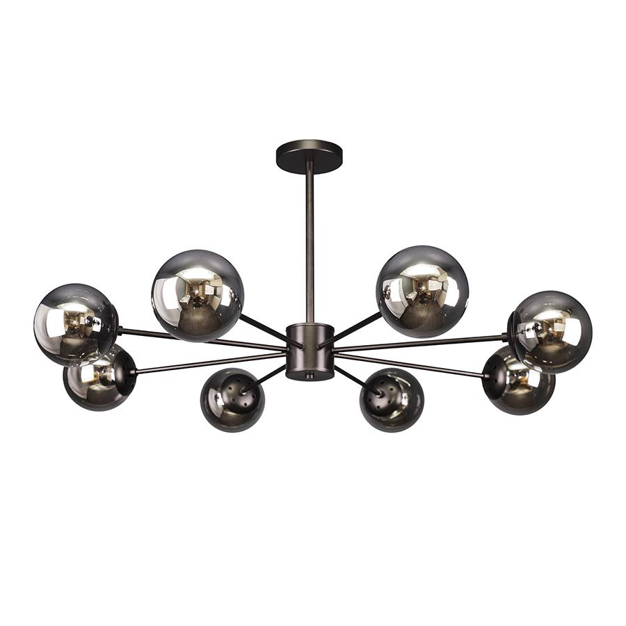 Люстра молекула потолочная Levistella 7529807-8 BK/BK черный плафон Черный