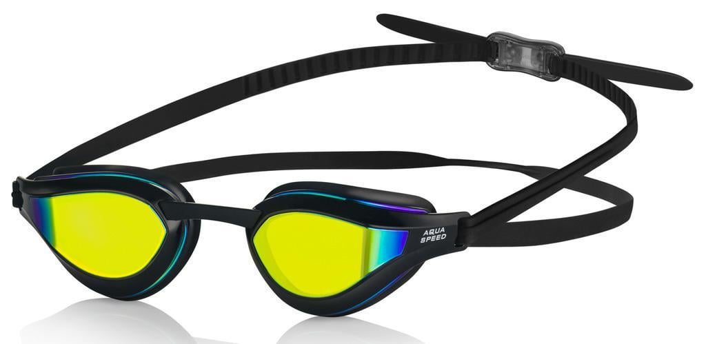 Очки для плавания Aqua Speed RAPID MIRROR OSFM Черный (00000029617)