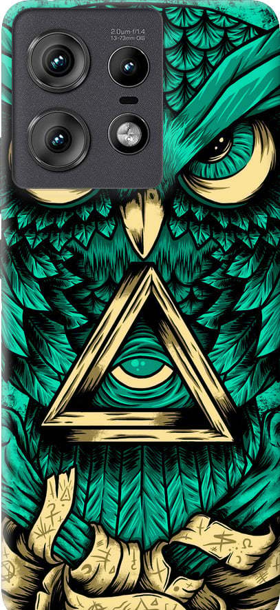 Чохол на Motorola Edge 50 Pro 5G Сова Арт-тату (3971u-3710-42517)