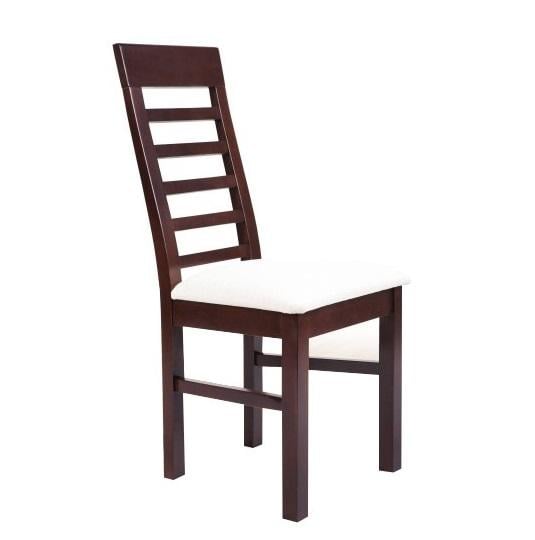 Стул кухонный Мікс Меблі Лидер Дерево/Ткань Portland 21 Орех темный/Бежевый