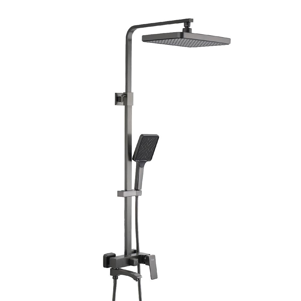Душова система із змішувачем Frap F2476-9 Графітовий (258298)