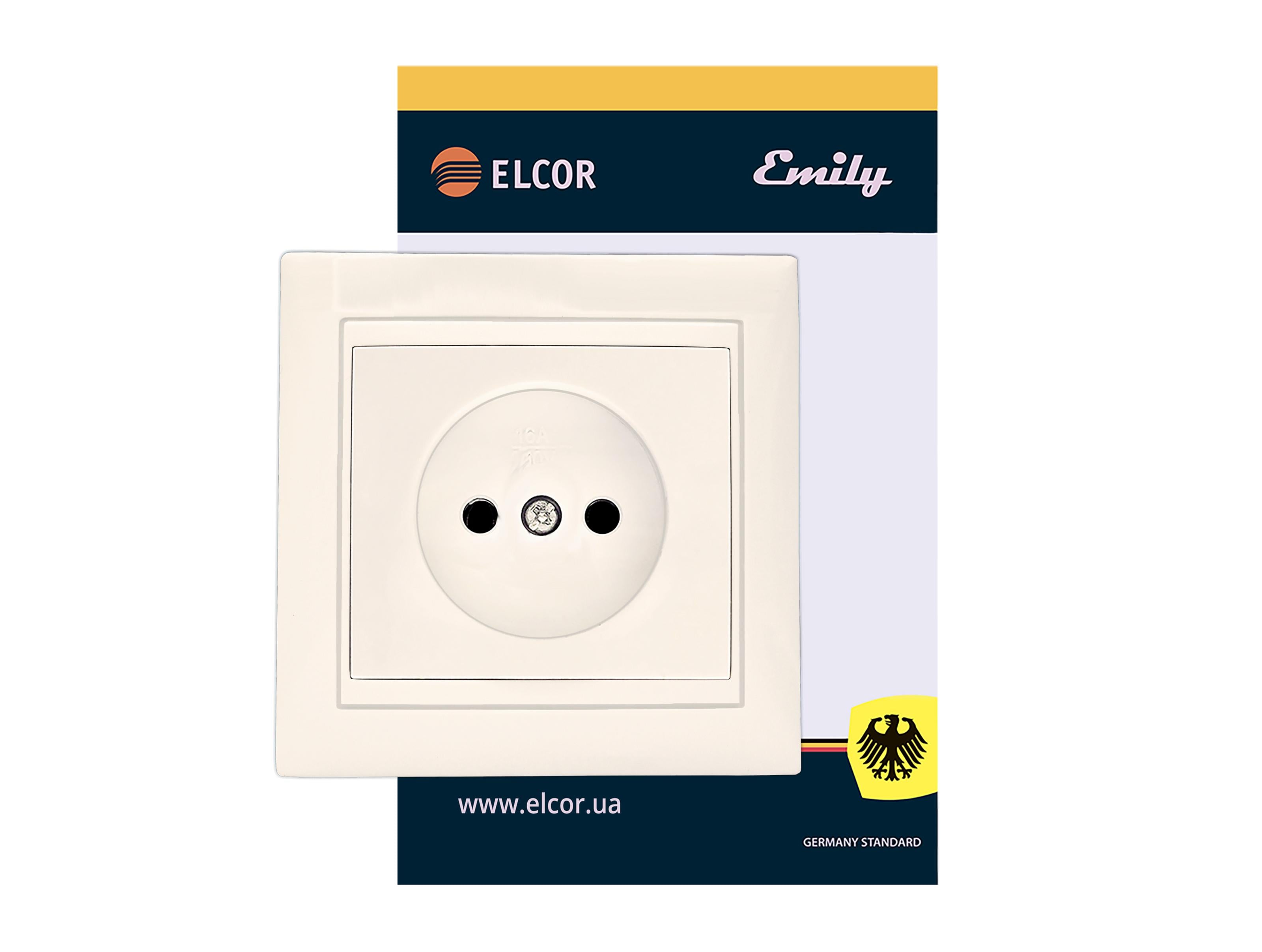 Розетка Elcor Emily 9215 Кремовий (211574)