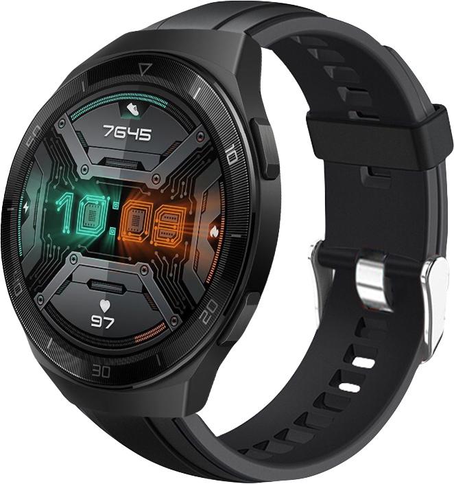 Ремінець Coholl для Huawei Watch GT2e 22 мм Black (16270)