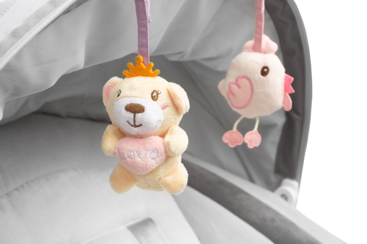 Гойдалка-шезлонг дитяча Caretero Opti Grey (2152587189) - фото 9 Гойдалка-шезлонг дитяча Caretero Opti Grey (2152587189) - фото 9