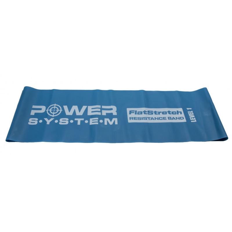 Лента-эспандер Power System PS-4121 Flat Stretch Band Level 1 Blue