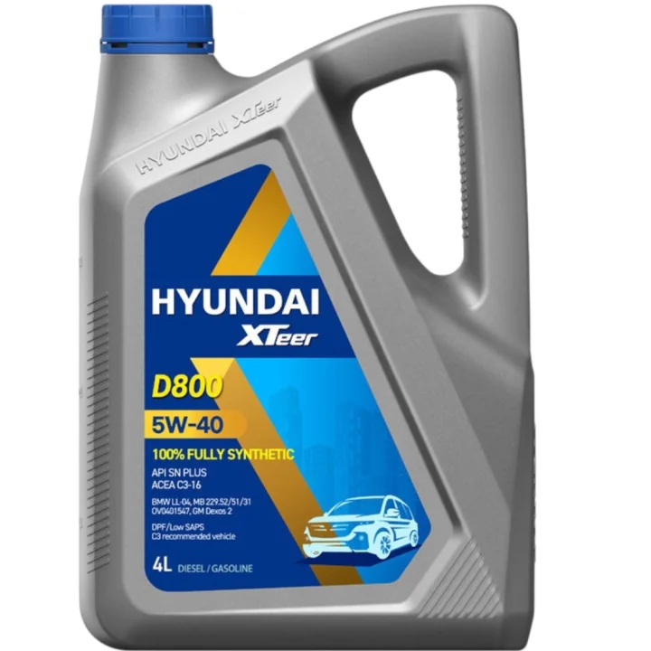 Моторное масло Hyundai XTeer D800 5W-40 4 л (1041223)