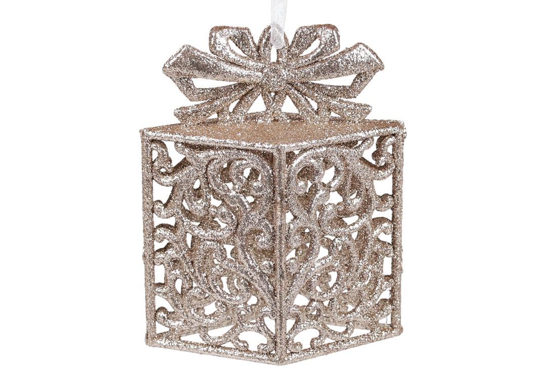 Елочное украшение BonaDi Подарок 14 см (788-572)