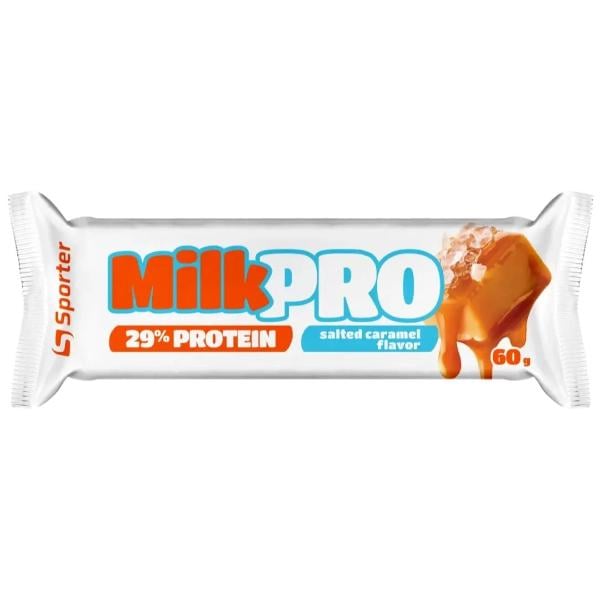 Батончик протеиновый Sporter Protein Bar Milk Pro 60 г Salted caramel (000026119)