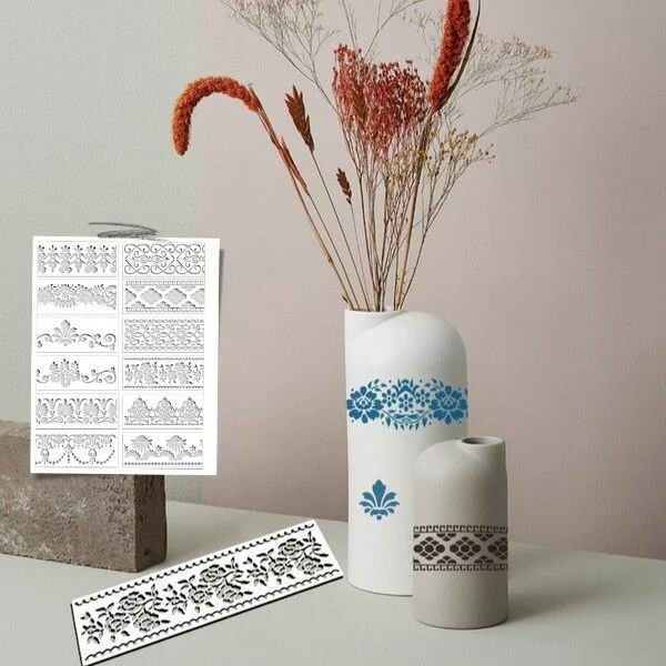 Трафареты для тортов 12 шт. (M00499) - фото 7 Трафареты для тортов 12 шт. (M00499) - фото 7