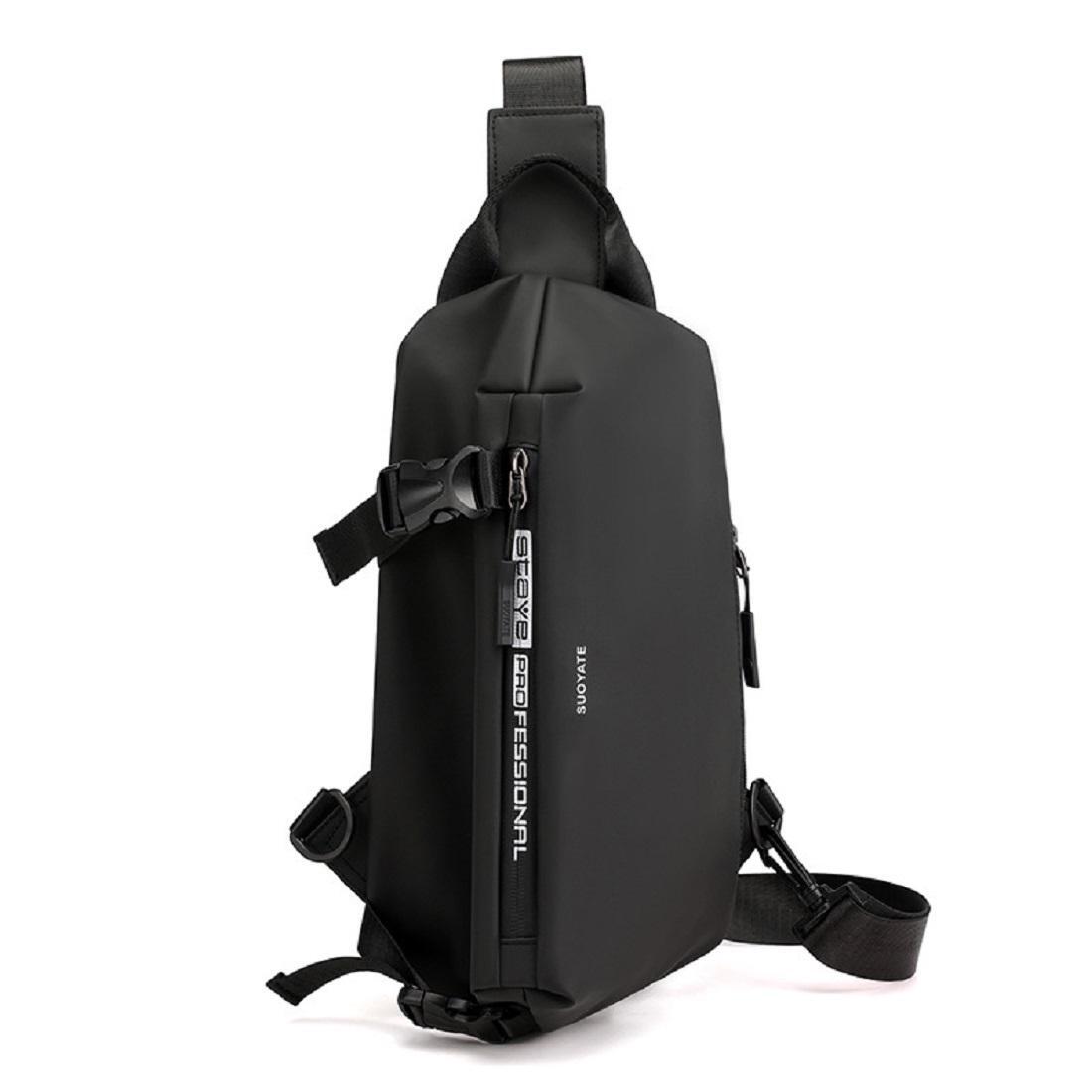 Мужская сумка через плечо Royal Bag AT06-T-1705A Черный (6308)