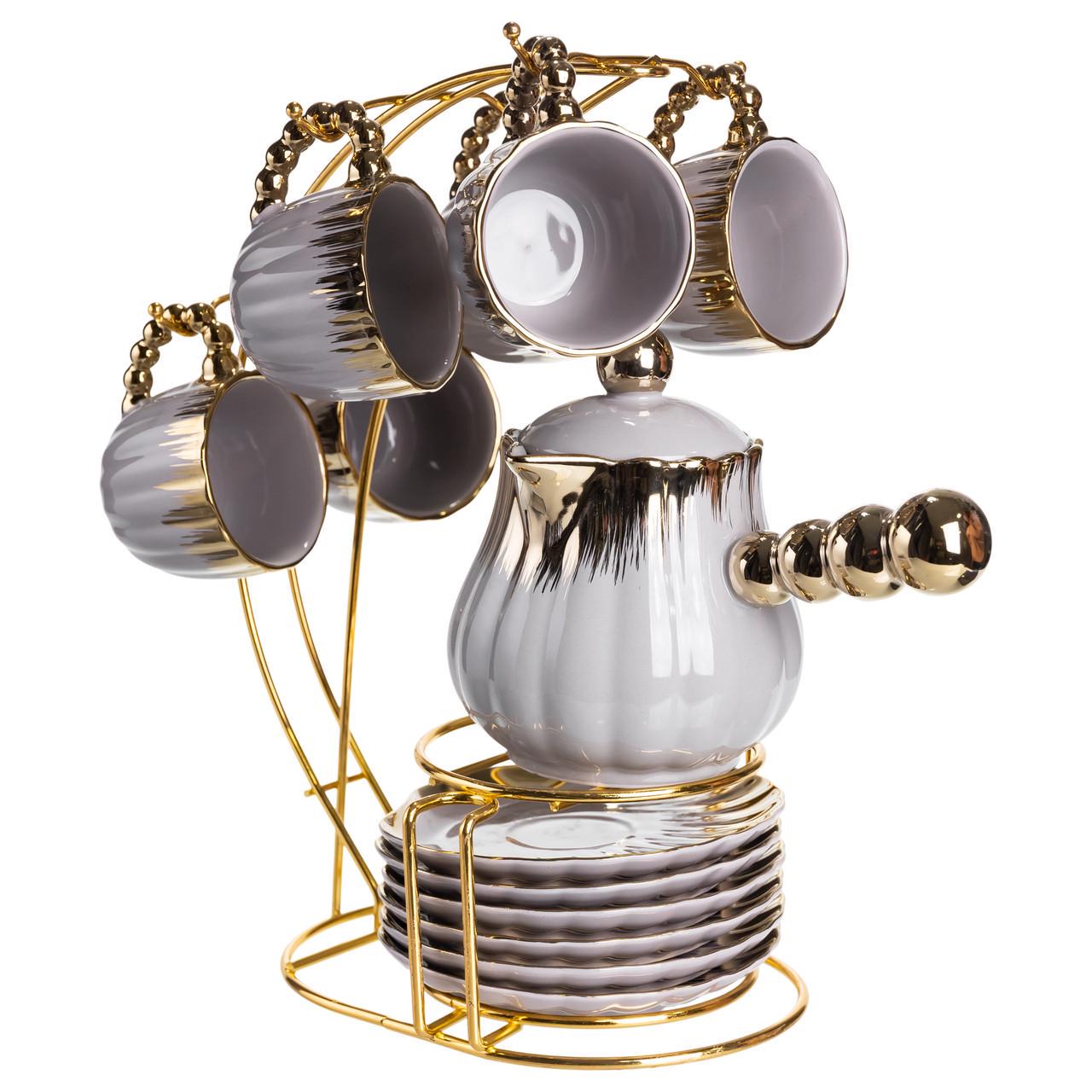 Набір для кави по-турецьки порцеляновий Confidence на 6 персон (FM-JJ-4) - фото 7 Набір для кави по-турецьки порцеляновий Confidence на 6 персон (FM-JJ-4) - фото 7