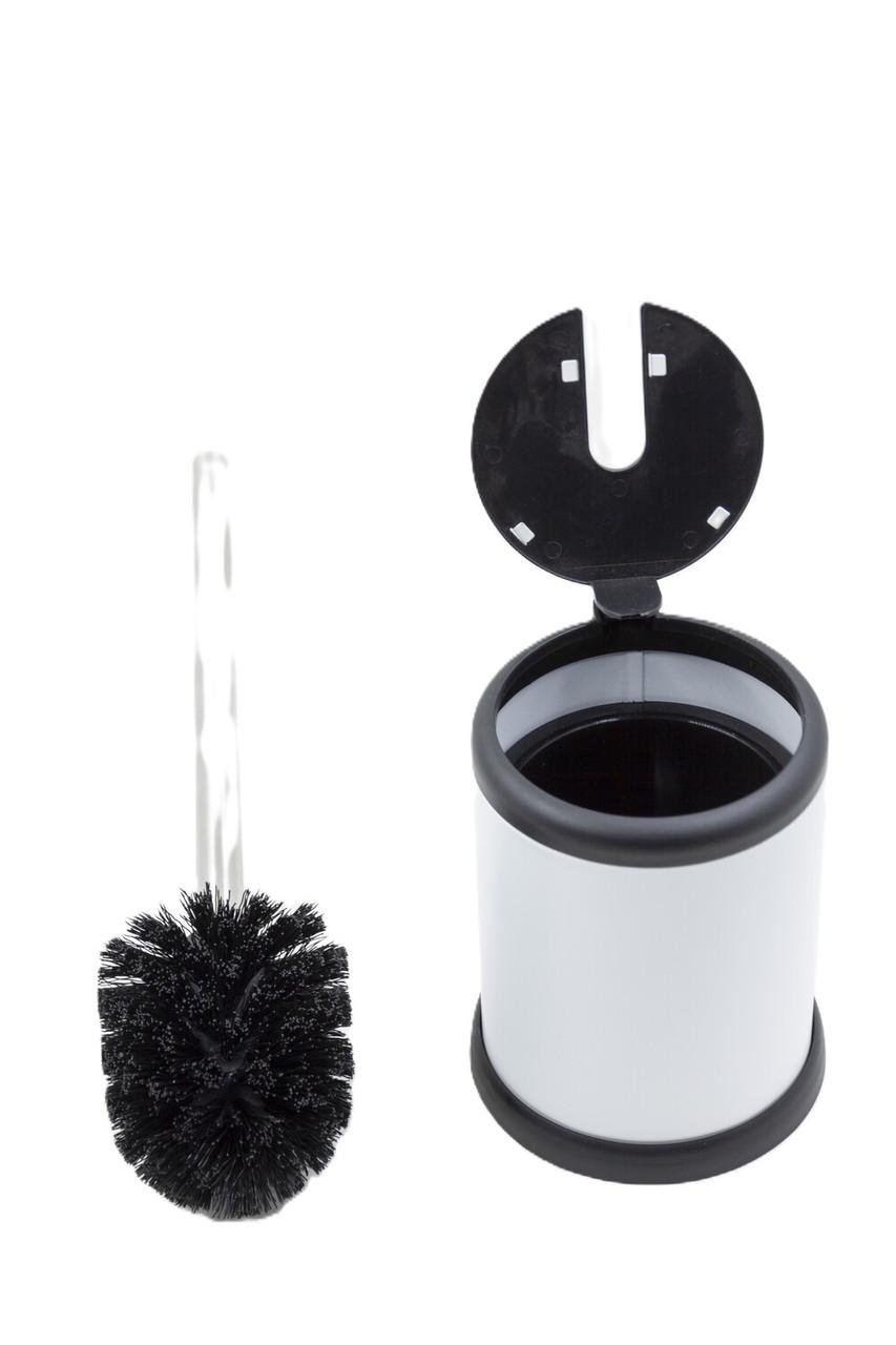 Йоржик для унітазу MIXXUS Topper-TB0201 круглий підлоговий Білий (MI7094)