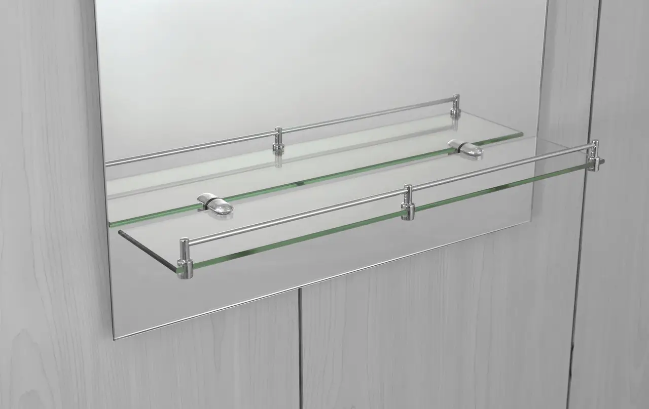 Зеркало настенное Zerix SANSA прямоугольное с полкой 500x700x105 мм (ZX5627) - фото 5