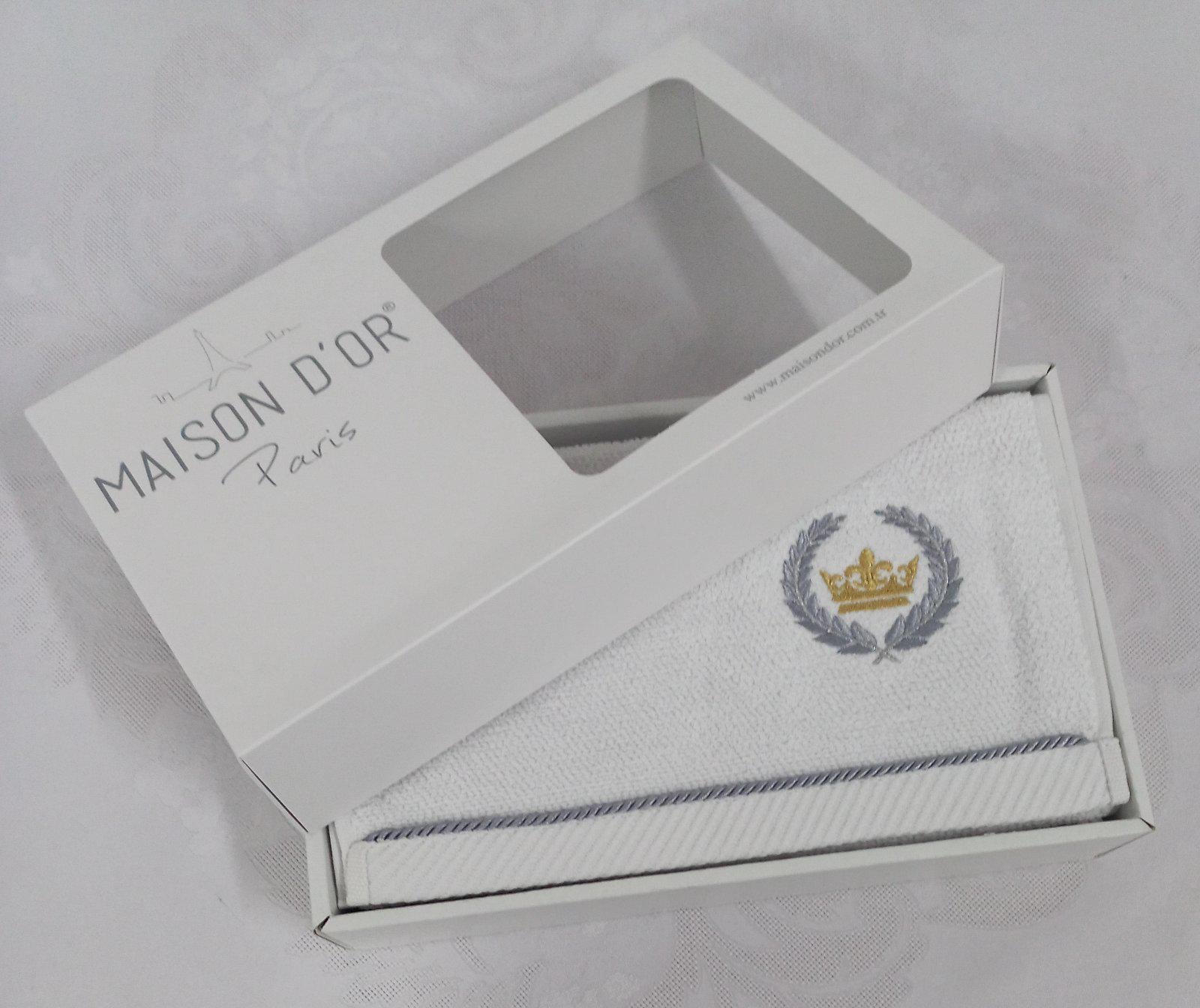 Полотенца Maison D'or 4 шт. Pierre Loti White (CN12917)