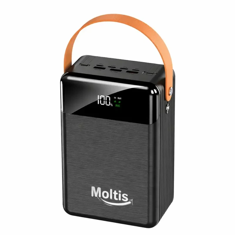 Повербанк Moltis 100000 mAh 22,5W USB-C/Lightning Чорний (9723) Повербанк Moltis 100000 mAh 22,5W USB-C/Lightning Чорний (9723)