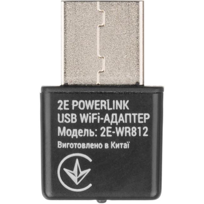 Адаптер Wi-Fi беспроводной 2E Powerlink WR812 USB 2.0 300 Мбит/с (2E-WR812) - фото 3