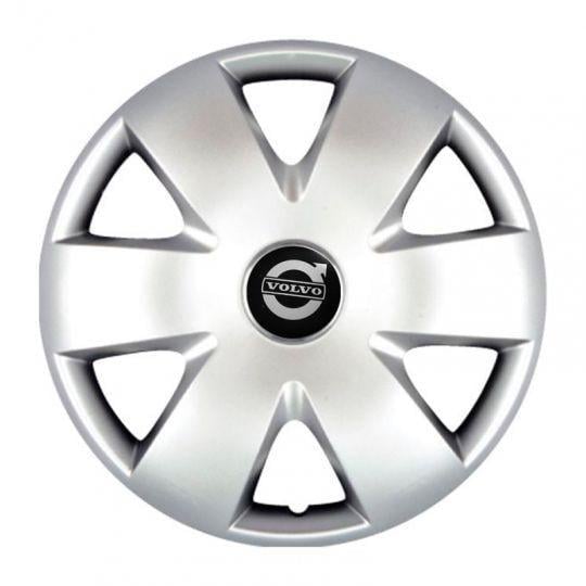 Автомобильные колпаки SKS 308 R15 с логотипом Volvo 4 шт. Серебристый