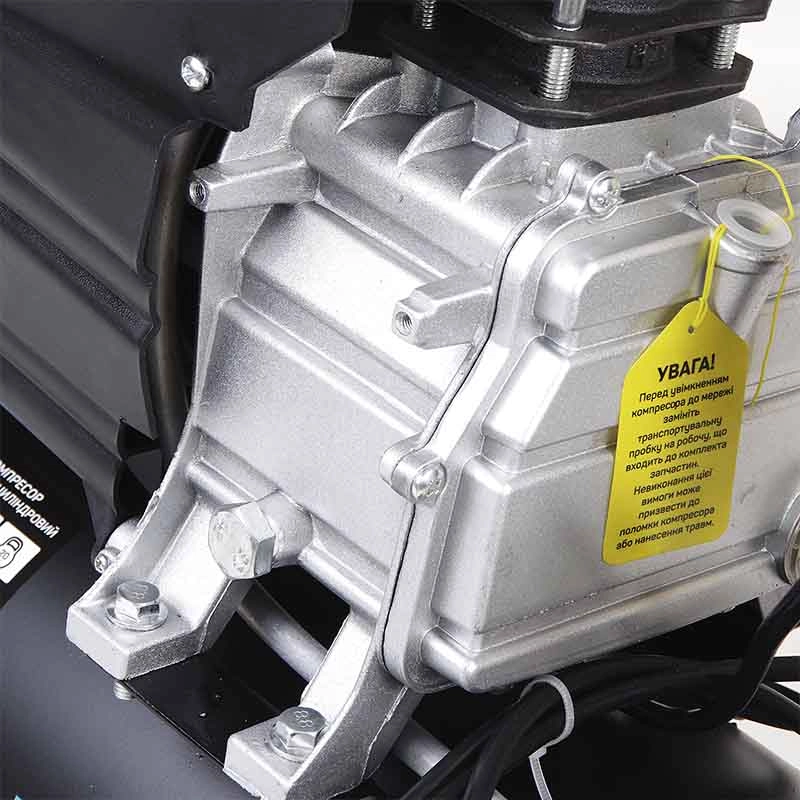 Компрессор одноцилиндровый Apro 1,5 кВт 205 л/мин 8 бар 24 л 2 крана (850175) - фото 8 Компрессор одноцилиндровый Apro 1,5 кВт 205 л/мин 8 бар 24 л 2 крана (850175) - фото 8