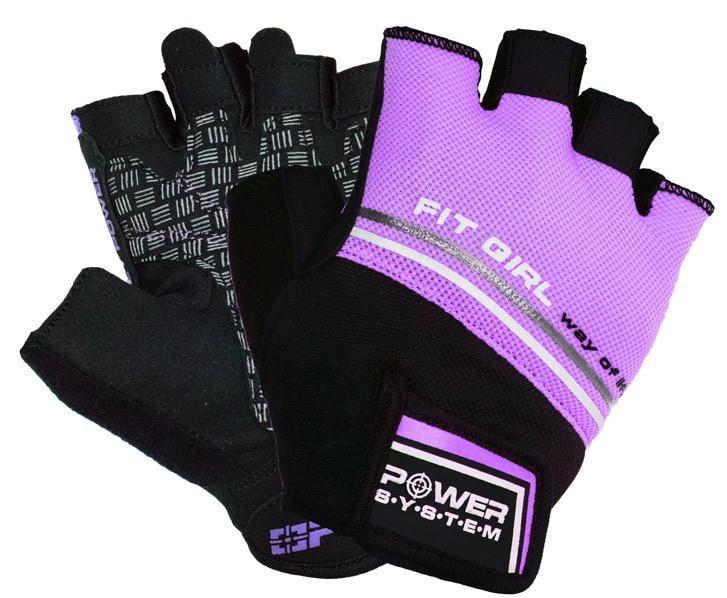 Рукавички для фітнесу Power System PS-2920 Fit Girl Evo XS Purple (3019792830)