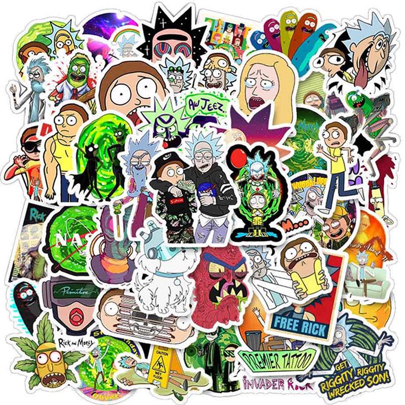 Набір наклейок Rick and Morty 50 шт.