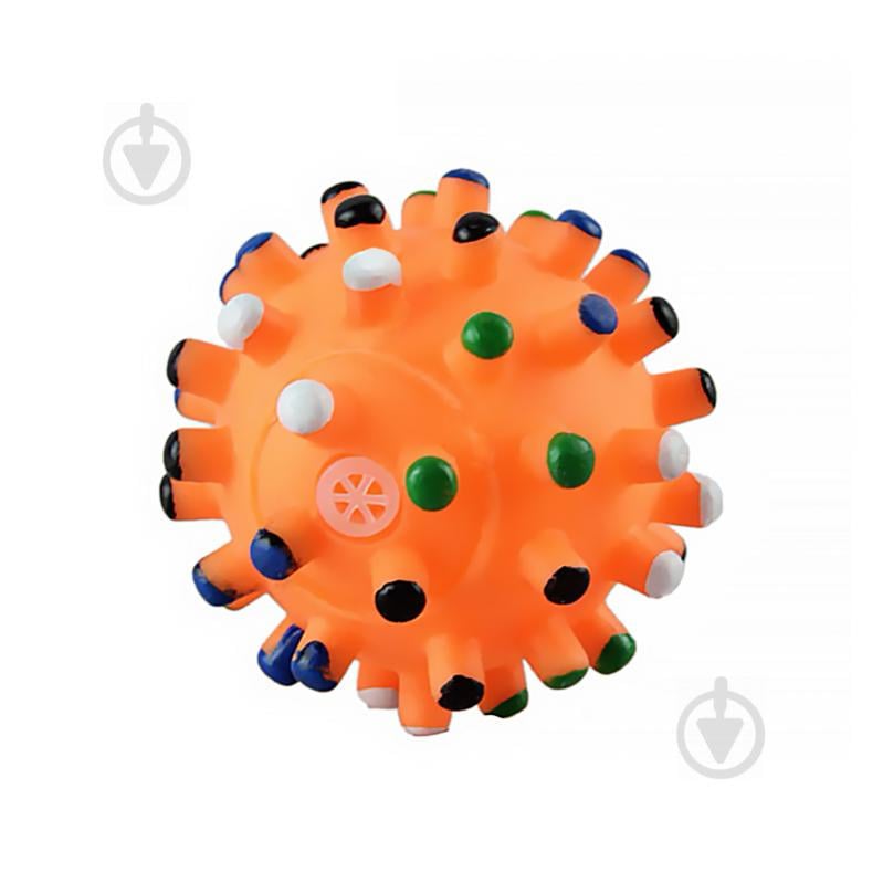 Игрушка Мяч для собак с пищалкой Taotaopets 065529 6,5см Orange Игрушка Мяч для собак с пищалкой Taotaopets 065529 6,5см Orange