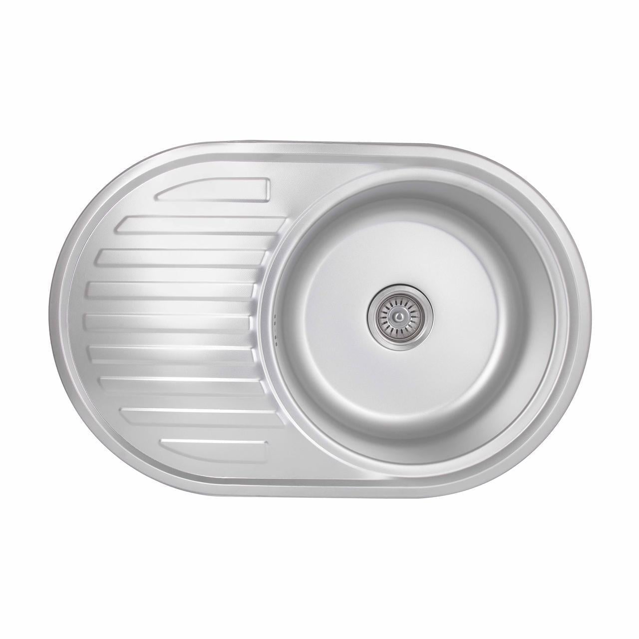 Кухонна мийка Brinex 7750 0,8 мм Micro Decor (BRIN7750MDEC08)