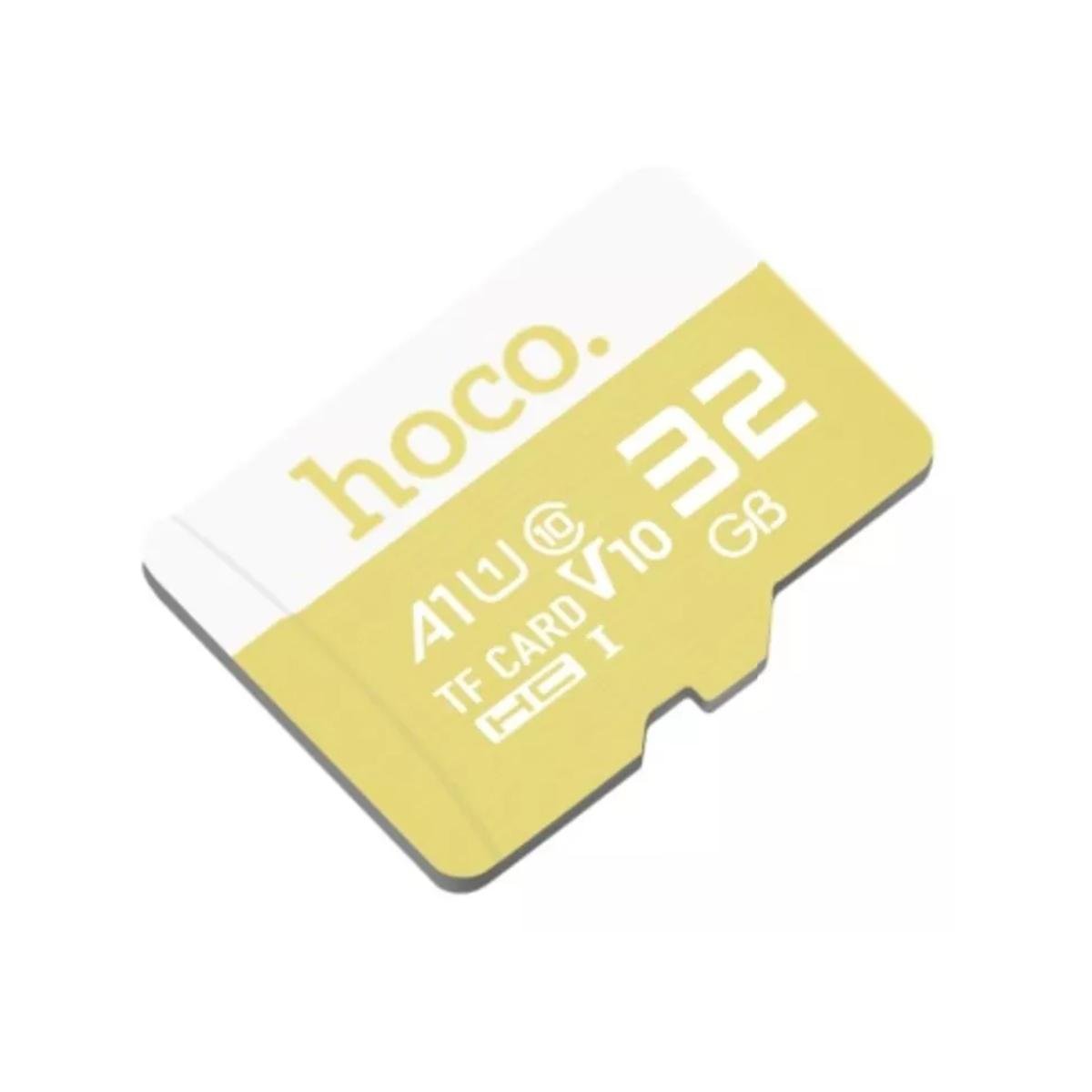 Карта пам'яті Hoco High speed TF MicroSD для смартфонів та планшетів 32 Гб Клас 10 10-90 Мб/c Yellow (180614)
