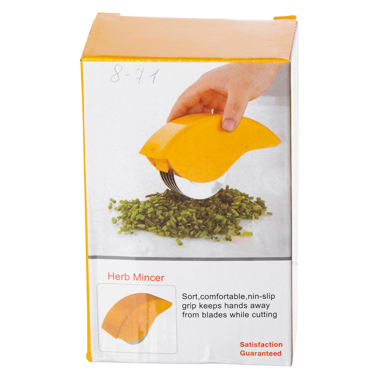 Ніж слайсер для зелені 6 лез 15х6х8 см Салатовий (HP-8-71) - фото 7 Ніж слайсер для зелені 6 лез 15х6х8 см Салатовий (HP-8-71) - фото 7