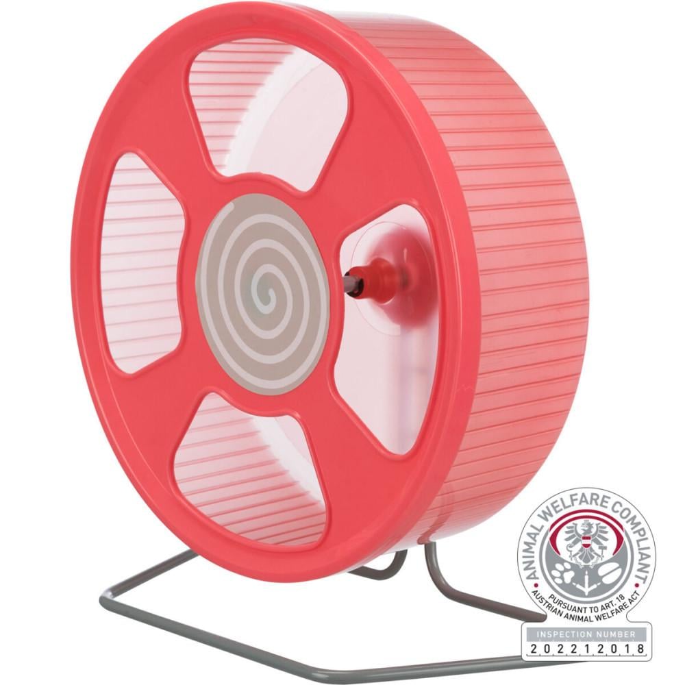 Бігове колесо Trixie для маленьких гризунів на підставці тренажерне пластик d 20 см (4047974610107)