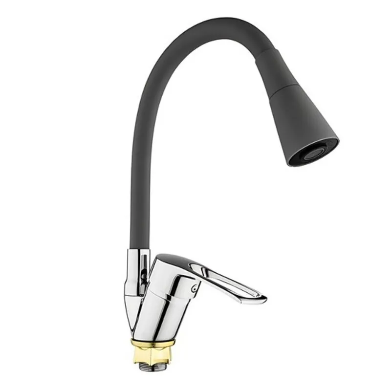 Змішувач для кухні MIXXUS Dany 011 Nut REFL.GREY без підводу (MI6575) Змішувач для кухні MIXXUS Dany 011 Nut REFL.GREY без підводу (MI6575)